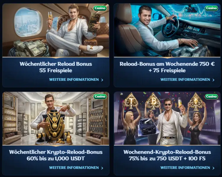 Millioner Casino Bonusangebote